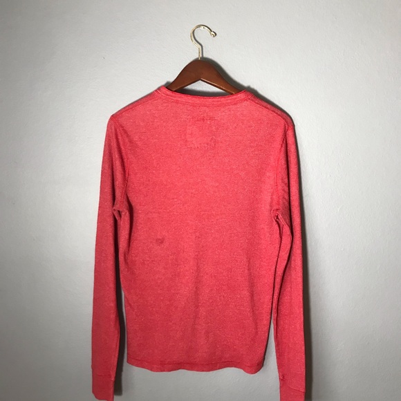 Hollister Red Thermal Henley - Picture 3 of 4